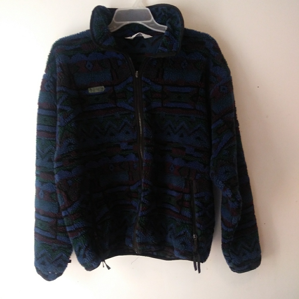 Columbia furry sherpa fleece jacket coat  sz XXL